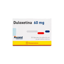 DULOXETINA CAP 60 MG X 30 ASCEND (BE)