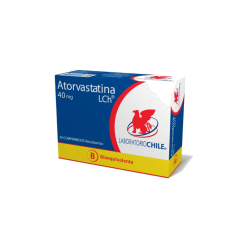 ATORVASTATINA COM 40 MG X 30 CHILE (BE)