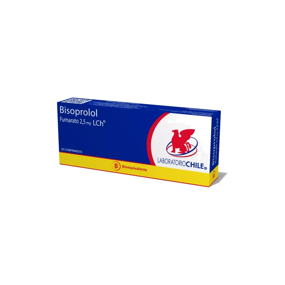 BISOPROLOL COM 2,5 MG X 30 CHILE (BE)