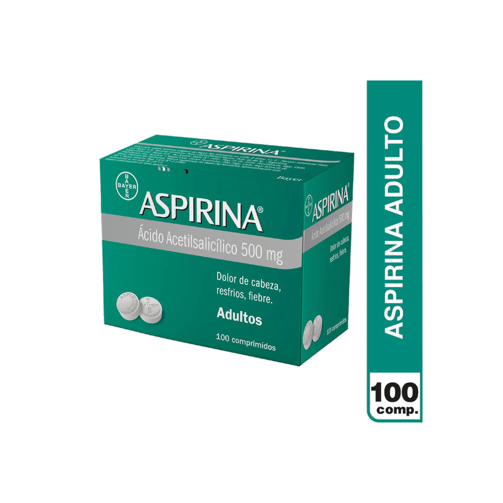 ASPIRINA COM 500 MG X 100