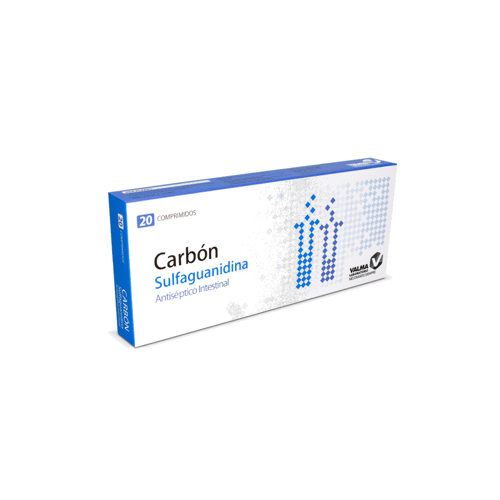 CARBON SULFAGUANIDINA COM X 20 VALMA