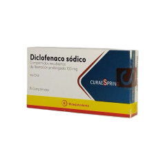 DICLOFENACO SODICO LP COM 100 MG X 8 MDC