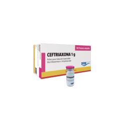 CEFTRIAXONA AMP 1 GR X 50 DIFEM (EC)