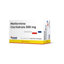 METFORMINA XR COM  500 MG X 30 ASCEND (BE)