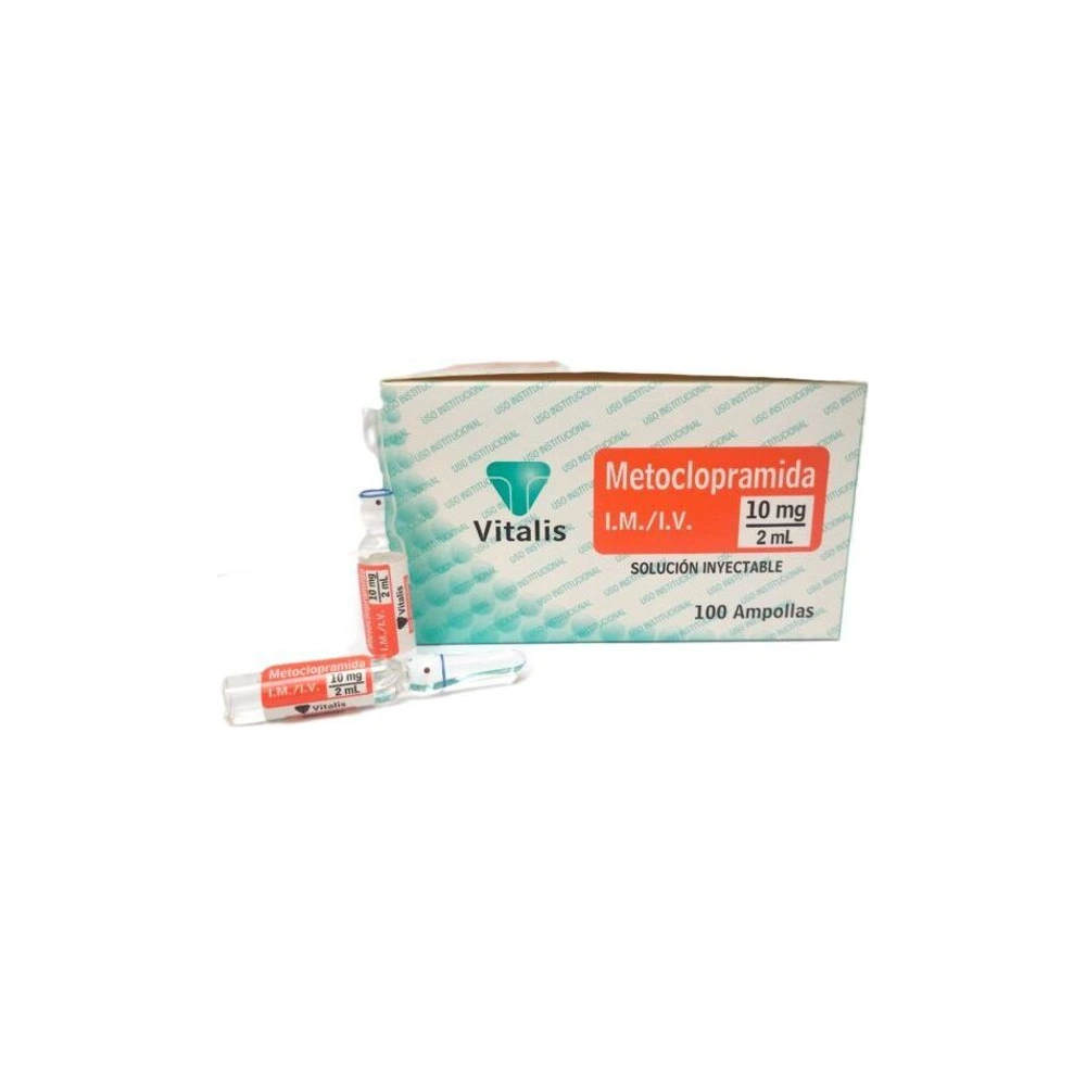METOCLOPRAMIDA AMP 10 MG/2 ML X 100 VITALIS (EC)