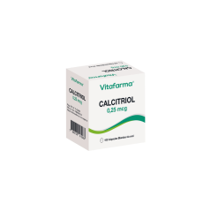 CALCITRIOL CAP BLANDAS 0,25 MCG X 100 VITAFARMA