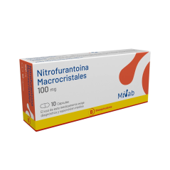 NITROFURANTOINA MACRO CAP 100 MG X 10 MINT