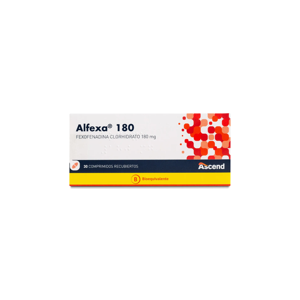 ALFEXA COM 180 MG X 30
