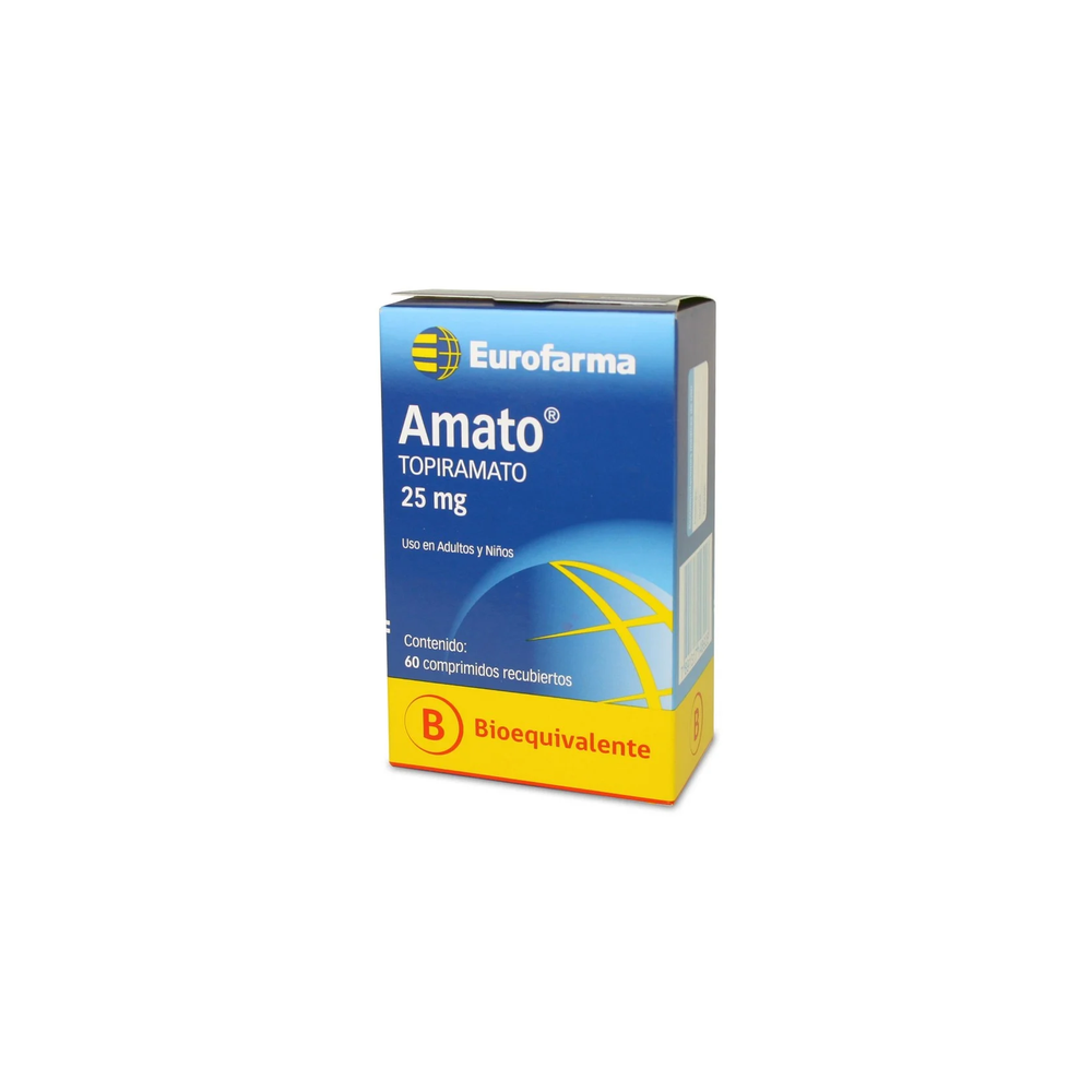 AMATO COM 25 MG X 60