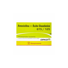 AMOXICILINA+ACID/CLAV COM 875/125 MG X 20 OPKO (BE)