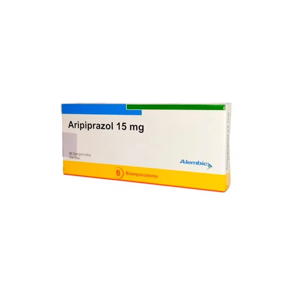 ARIPIPRAZOL COM 15 MG X 30 ALEMBIC (BE)