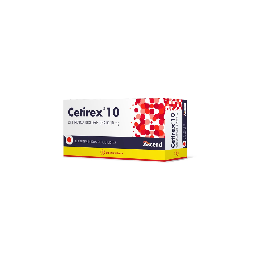CETIREX COM 10 MG X 30