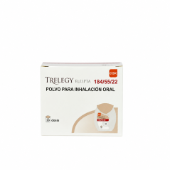 TRELEGY ELLIPTA 184/55/22 MCG 1X30 DOSIS