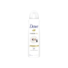 DOVE DESODORANTE INVISIBLE DRY SPRAY ANTITRANSPIRANTE 72H SIN ALCOHOL 150ML