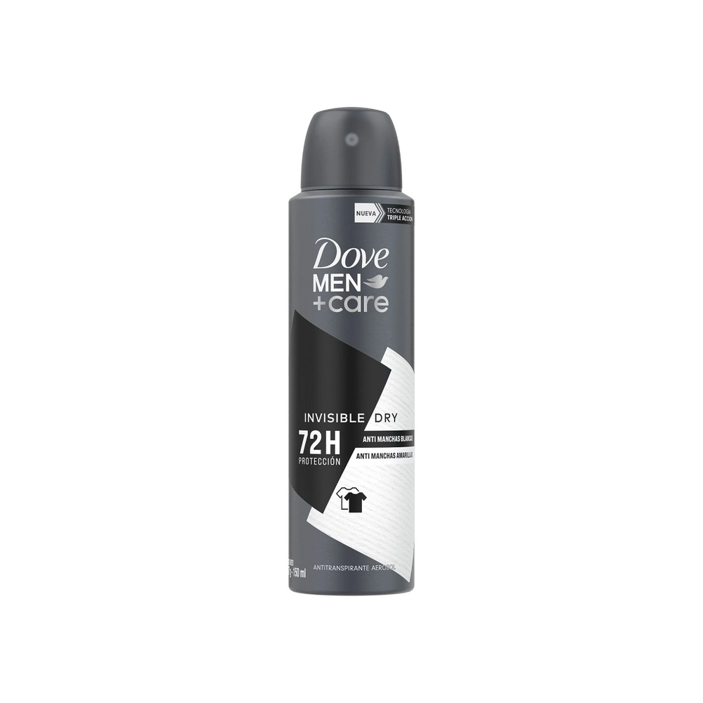 DOVE MEN CARE INVISIBLE DRY DES.SPRAY 72H ANTITRANSPIRANTE S/ALCOHOL 150ML