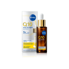 NIVEA ANTI ARRUGA Q10 EXPERT DOBLE SERUM X 30 ML + Q10 EXPERT FLUIDO FPS50