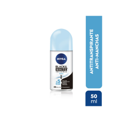 NIVEA DEO ROLLON MUJER INVISIBLE B&W PURE X 50 ML