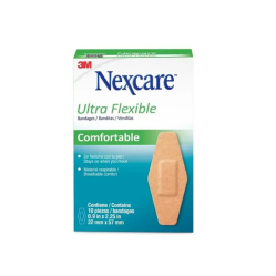 NEXCARE BANDITAS ULTRA FLEXIBLE COMFORTABLE RODILLA-CODO X 10