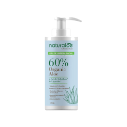 NATURALOE GEL LIMPIEZA FACIAL PIEL GRASA X 250 ML