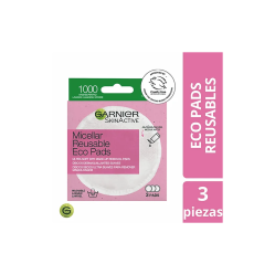 GARNIER DESMAQUILLANTE REUTILIZABLE X 3 UND