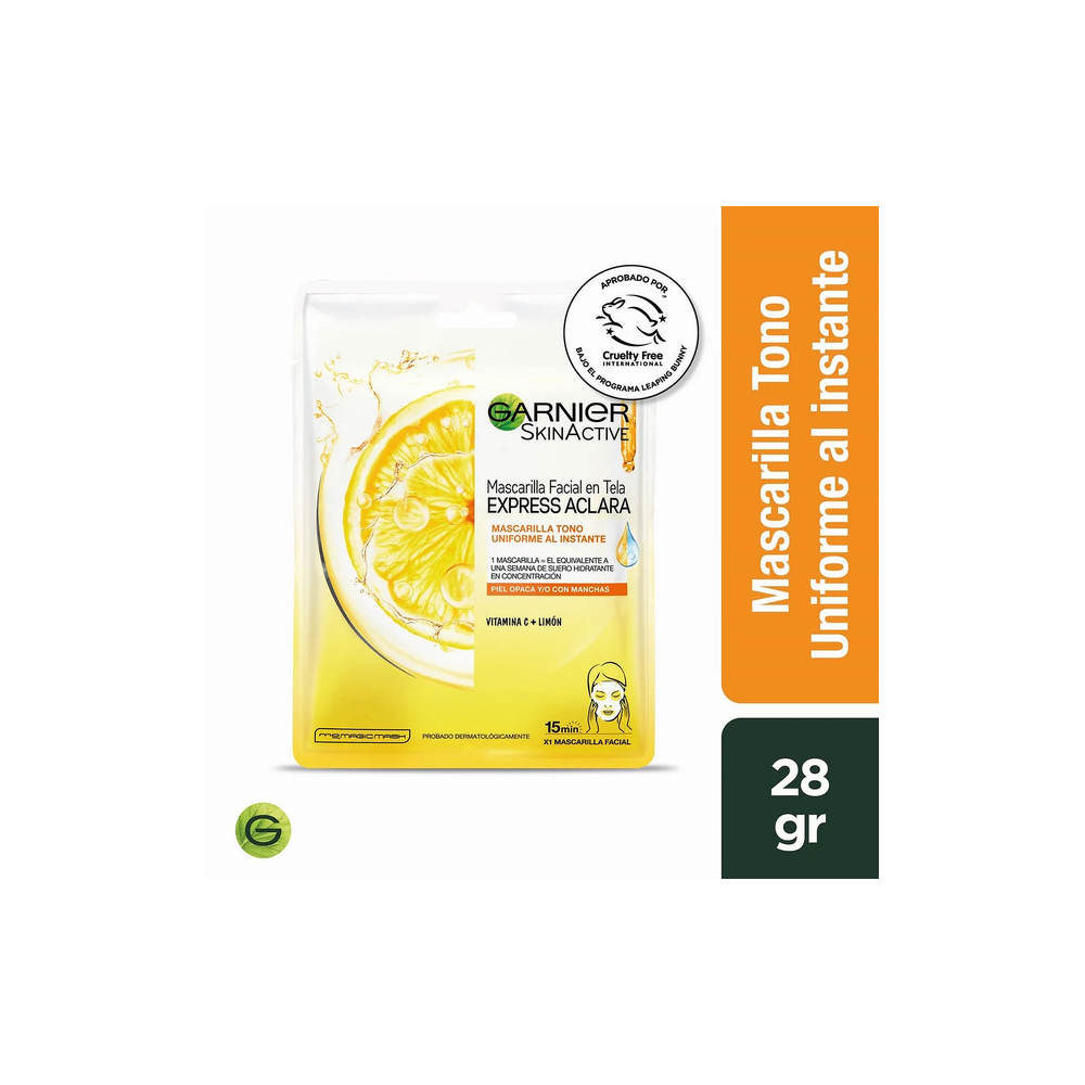 GARNIER MASCARILLA ACLARANTE EXPRESS ACLARA