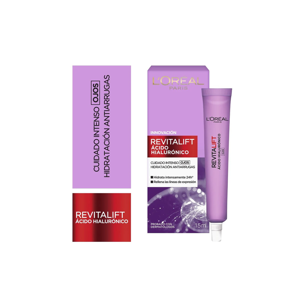 LOREAL CONTORNO OJOS REVITALIFT ACIDO HIALU X 15 ML