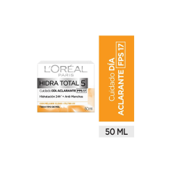 LOREAL CREMA HIDRATANTE ANTIMANCHAS TOTAL5 X 50 ML