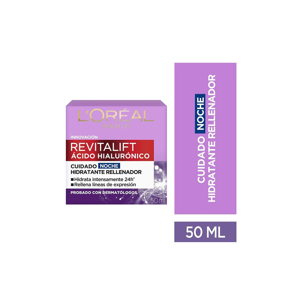 LOREAL CREMA NOCHE REVITALIFT ACIDO HIALURONICO X 50 ML