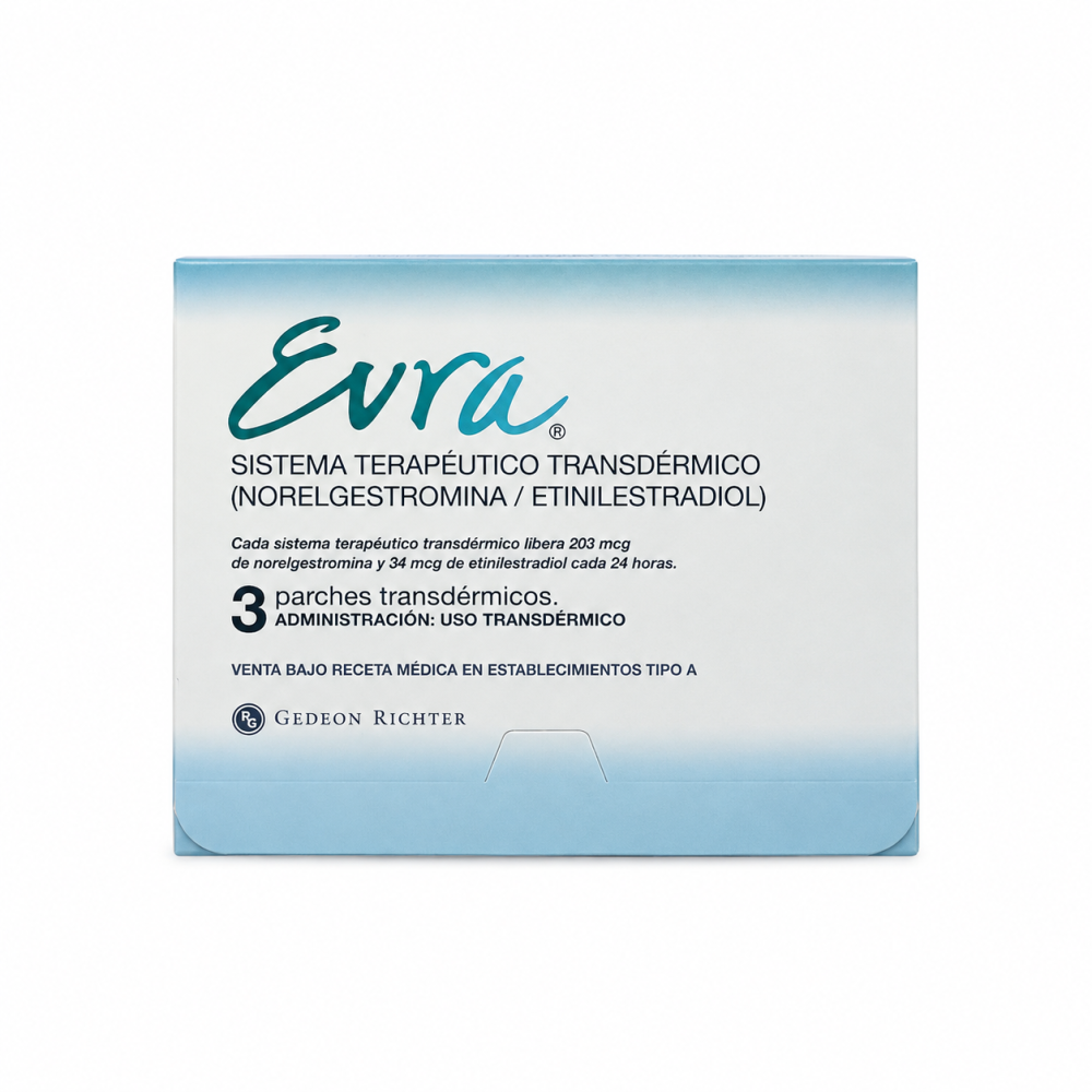EVRA TRANSDERMICO PARCHE X 3