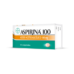 Aspirina 100mg 42 Comprimidos  / PRECIO POR UNIDAD DE MEDIDA / $ 100.- valor por unidad