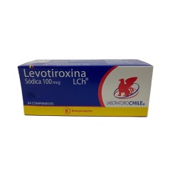 Levotiroxina (B) 100mcg 84 Comprimidos / PRECIO POR UNIDAD DE MEDIDA / $ 41.- valor por unidad