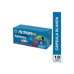 Ibuprofeno Actron RA (R) 10 Cápsulas Blandas