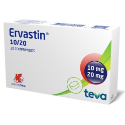 Ervastin 10/20 Ezetimiba/ Rosuvastatina 30 Comprimidos