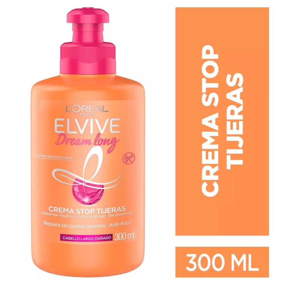 Crema de peinar Elvive Drean Long 300ml Crema de peinar Elvive Drean Long 300ml