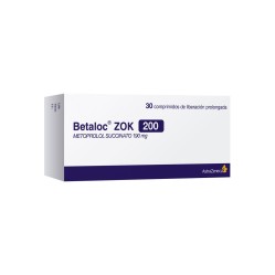 Betaloc ZOK Metoprolol 200mg 30 Comprimidos Prolongados