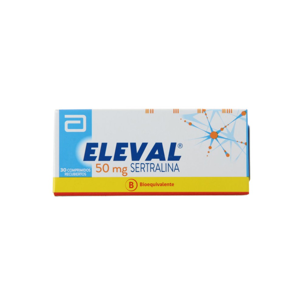 Eleval 50mg 30 Comprimidos Recubiertos   / PRECIO POR UNIDAD DE MEDIDA / $ 532.- valor por unidad