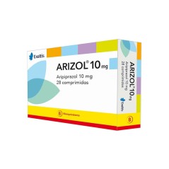 Arizol (B) Aripiprazol 10mg 28 Comprimidos