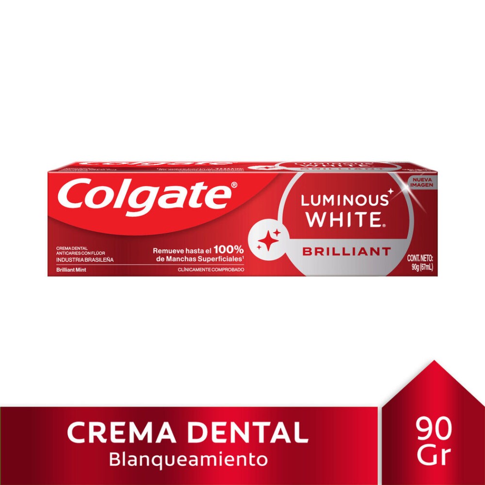 Pasta Dental Colgate Luminous White Brilliant 90g Pasta Dental Colgate Luminous White Brilliant 90g