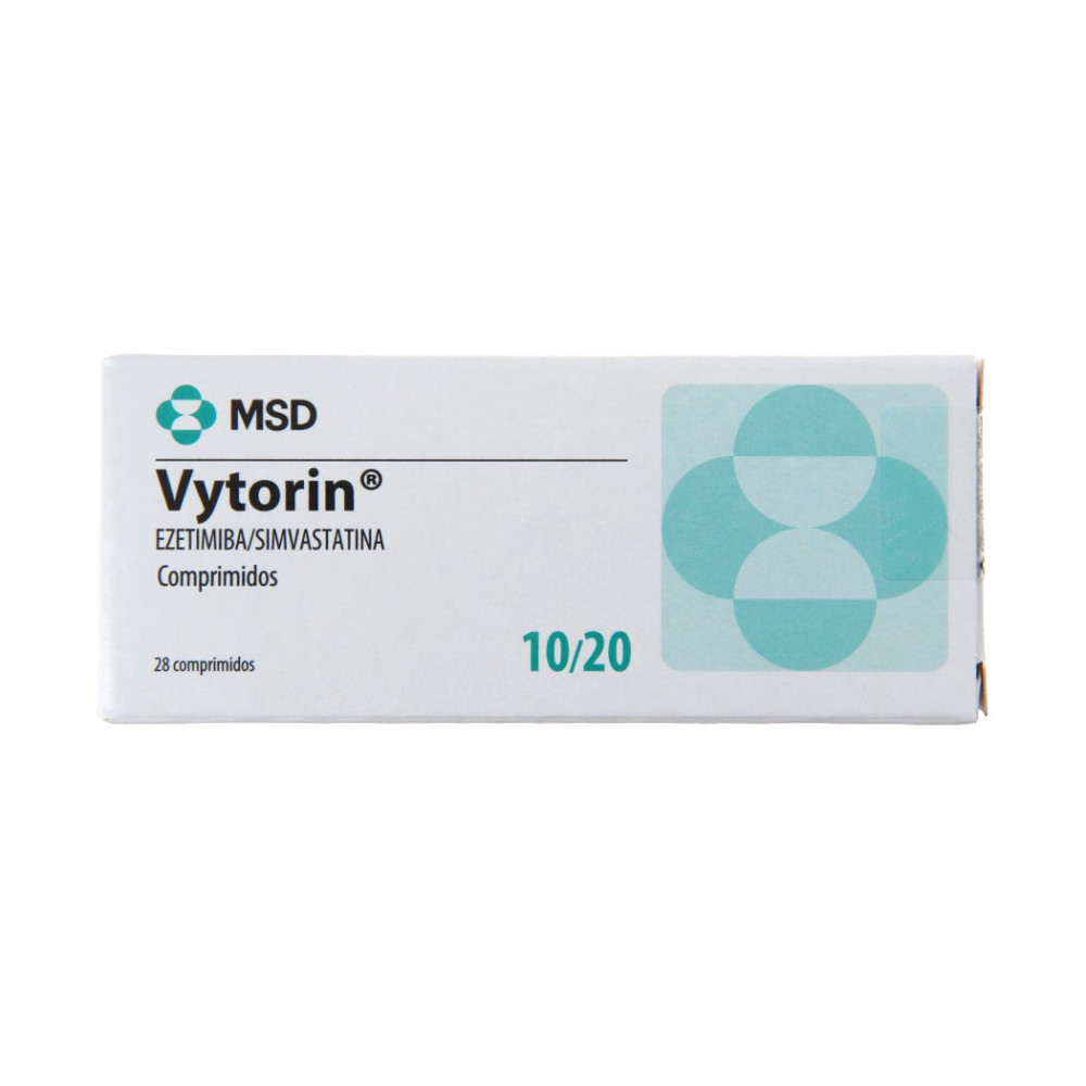 Vytorin 10/20 Ezetimiba / Simvastatina 28 Comprimidos