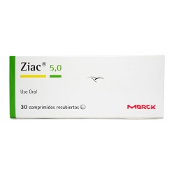 Ziac 5 (R) Bisoprolol / Hidroclorotiazida 30 Comprimidos Recubiertos