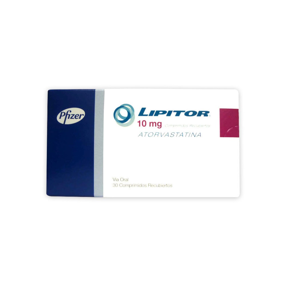 Lipitor (R) Atorvastatina 10mg 30 Comprimidos Recubiertos  / PRECIO POR UNIDAD DE MEDIDA / $ 817.- valor por unidad