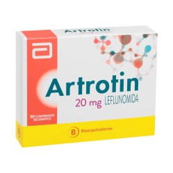 Artrotin (B) Leflunomida 20mg 30 Comprimidos Recubiertos