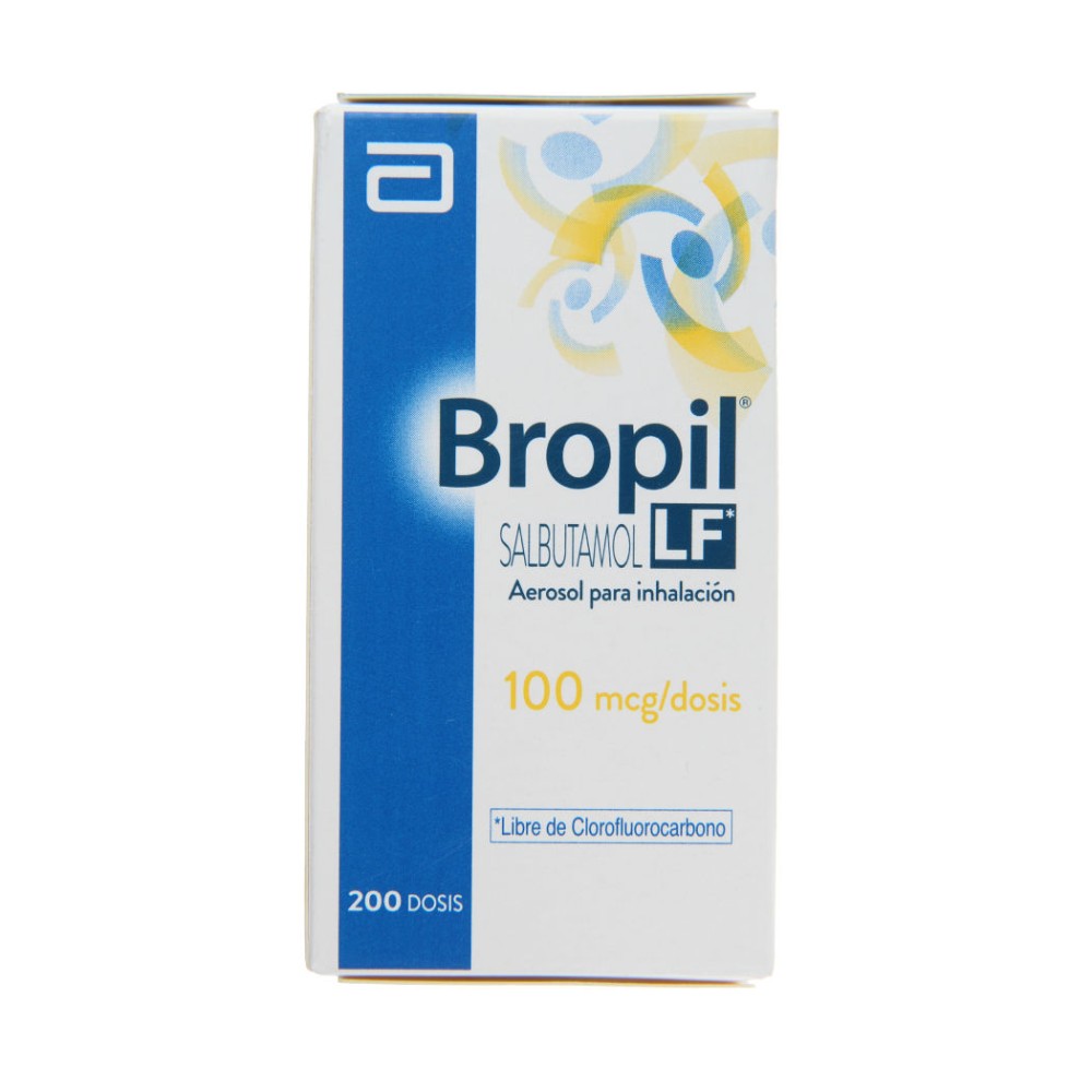Bropil LF Salbutamol 100mcg Inhalación 200 Dosis  / PRECIO POR UNIDAD DE MEDIDA / $ 5631.- valor por cada 100 ml / gr