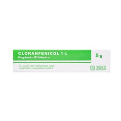 Cloranfenicol 1% Unguento Oftalmico 5gr / PRECIO POR UNIDAD DE MEDIDA / $ 27798.- valor por cada 100 ml / gr