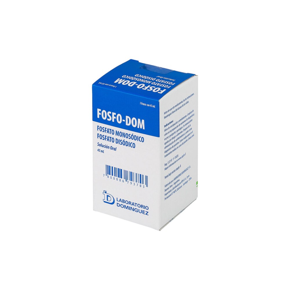Fosfo-Dom (B) Jarabe 45ml  / PRECIO POR UNIDAD DE MEDIDA / $ 5530.- valor por cada 100 ml / gr