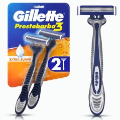 Máquina de Afeitar Gillette Prestobarba3 2 Unidades