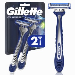 Máquina de Afeitar Gillette Cuerpo 2 Unidades