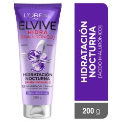 Hidratación Nocturna Elvive Hidra Hialúronico 200ml