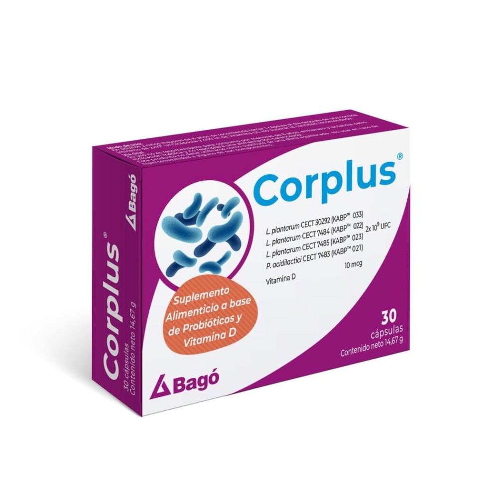 Suplemento Alimenticio Corplus 30 Cápsulas