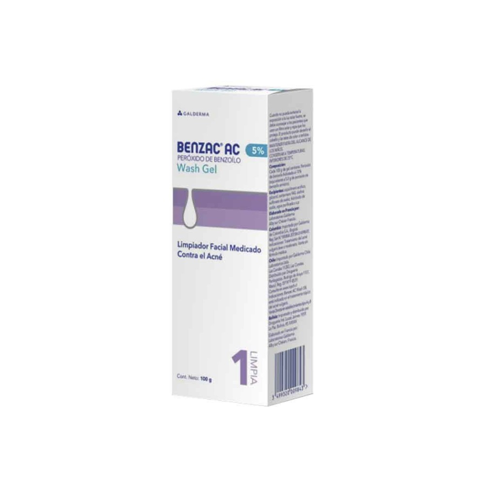 Benza AC Peróxido de Benzoílo 5% Wash Gel 100g